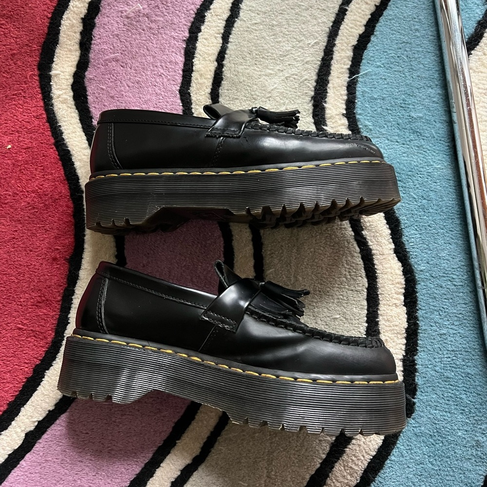 Dr. Martens Adrian Leather Platform Tassel Loafers Men’s Size 9
